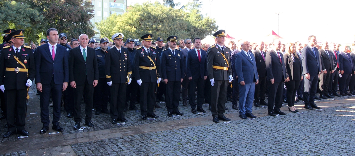 CUMHURİYET BAYRAMI ATATÜRK ANITINA ÇELENK SUNMA TÖRENİNE KATILDIK